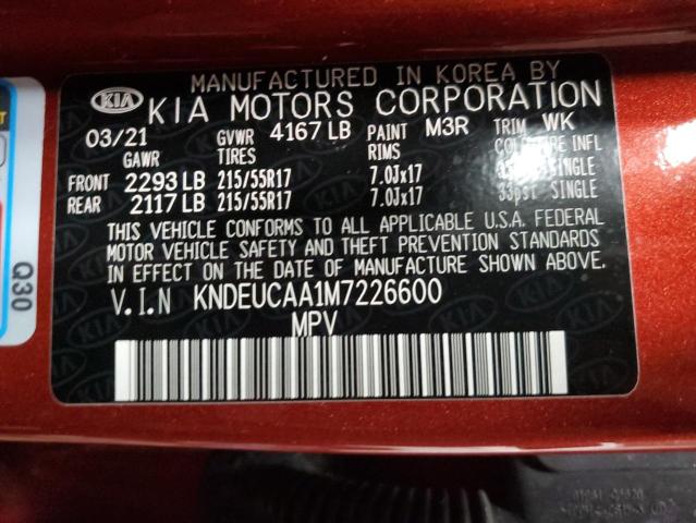 KNDEUCAA1M7226600 KIA SELTOS S