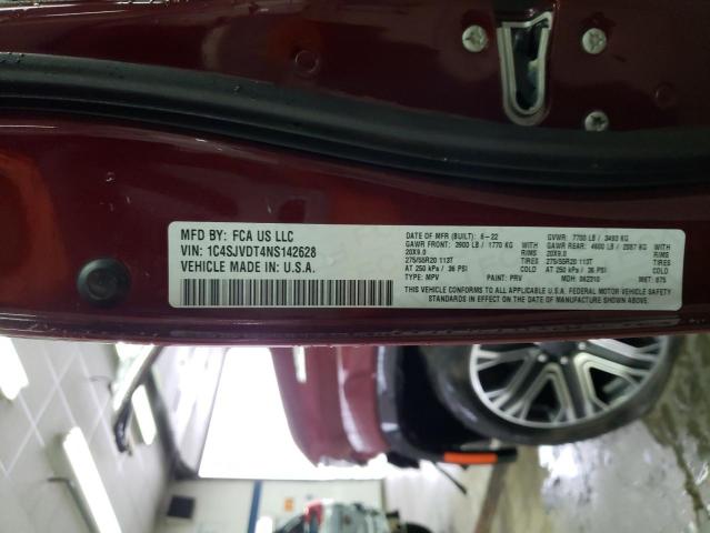 2022 JEEP WAGONEER S 1C4SJVDT4NS142628