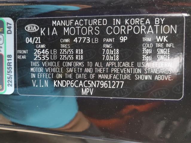 KNDP6CAC5N7961277 KIA SPORTAGE S