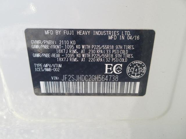 2016 SUBARU FORESTERXT JF2SJHDC2GH564738