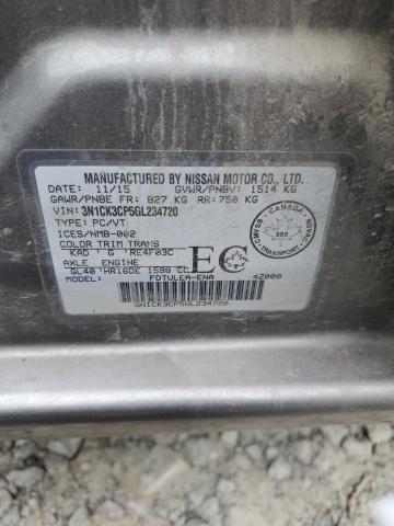 2016 NISSAN MICRA - 3N1CK3CP5GL234720