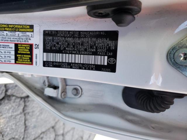 2020 TOYOTA CAMRY SE 4T1G11AK3LU968054