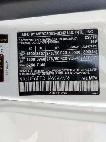4JGDF6EE0HA938976 Mercedes-Benz Gls 450 4matic