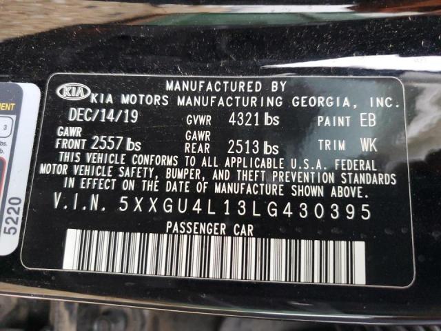 5XXGU4L13LG430395 KIA OPTIMA EX