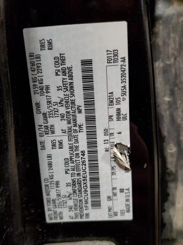 1FMCU9GX5EUC26748 Ford ESCAPE SE