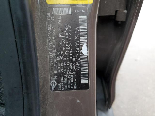 WMWZC3C50BWH98104 Mini Cooper