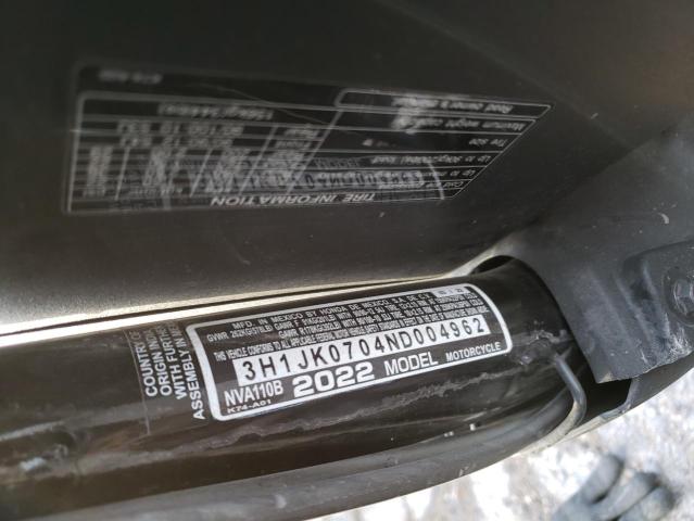 2022 HONDA NVA110 B 3H1JK0704ND004962