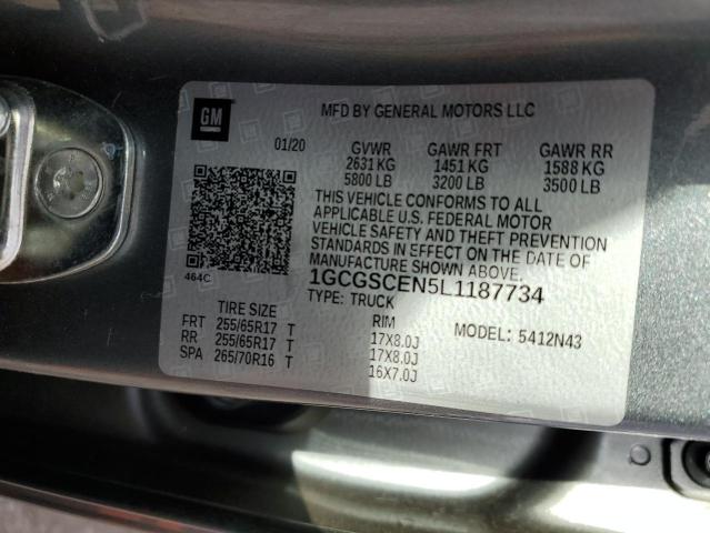 2020 CHEVROLET COLORADO L - 1GCGSCEN5L1187734