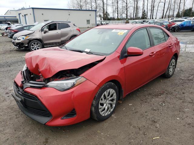 Salvage cars for sale from Copart Arlington, WA: 2017 Toyota Corolla L
