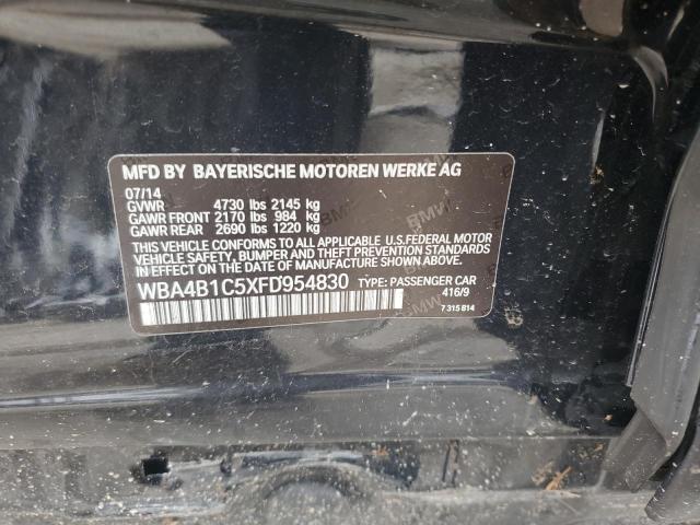2015 BMW 435 I GRAN WBA4B1C5XFD954830