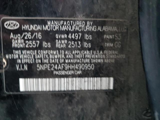 2017 HYUNDAI SONATA SE - 5NPE24AF9HH490950