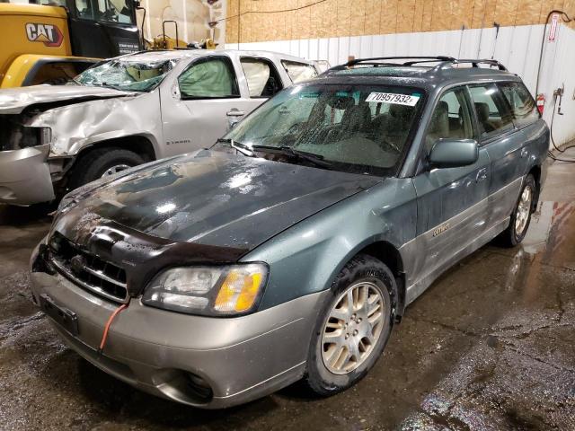 Salvage cars for sale from Copart Anchorage, AK: 2001 Subaru Legacy Outback H6 3.0 LL Bean
