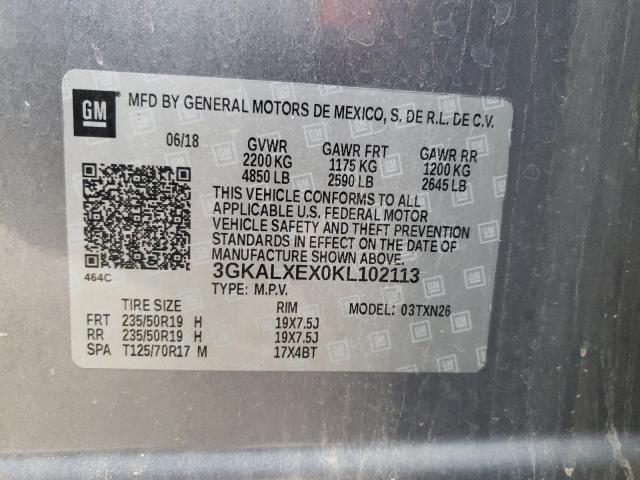 3GKALXEX0KL102113 GMC Terrain