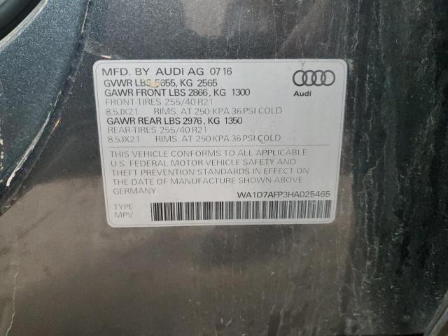 VIN WA1D7AFP3HA025465 2017 Audi Q5, Premium Plus S-... no.12