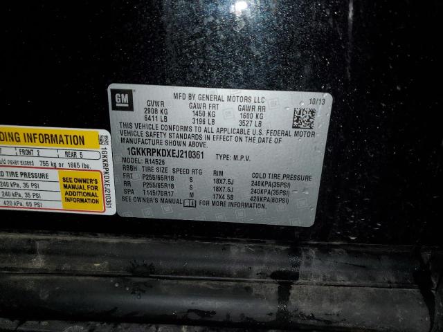 1GKKRPKDXEJ210361 2014 GMC Acadia Sle