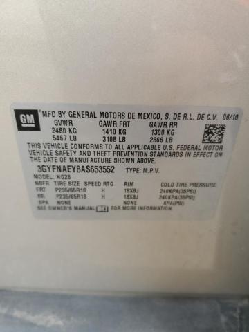 3GYFNAEY8AS653552 Cadillac SRX