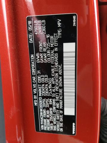 2019 VOLVO XC40 T4 MO YV4AC2HK4K2050613