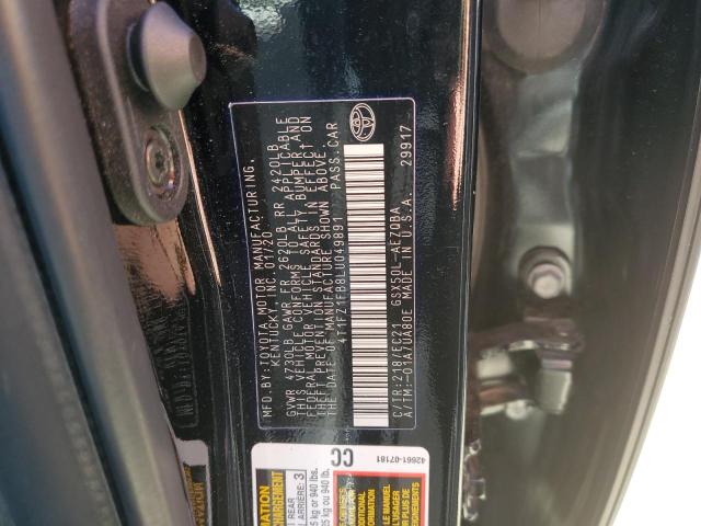 2020 TOYOTA AVALON XSE 4T1FZ1FB8LU049891