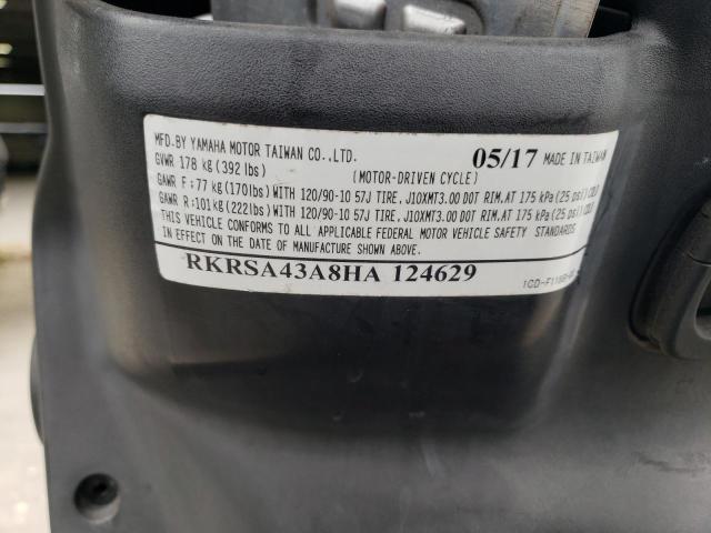 2017 YAMAHA YW50 F RKRSA43A8HA124629