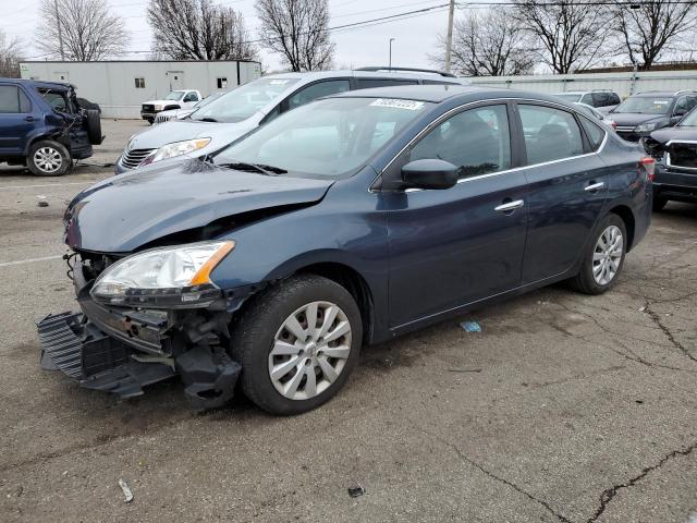 Salvage cars for sale from Copart Moraine, OH: 2013 Nissan Sentra S