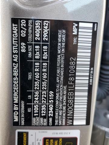 2020 MERCEDES-BENZ GLC 300 4M - W1N0G8EB1LF810882