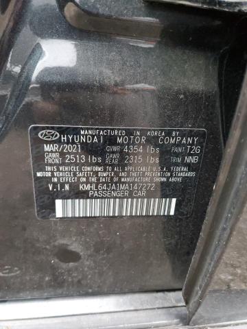 2021 HYUNDAI SONATA SEL - KMHL64JA1MA147272