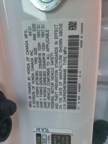 2021 HONDA CR-V EXL - 2HKRW2H87MH646446
