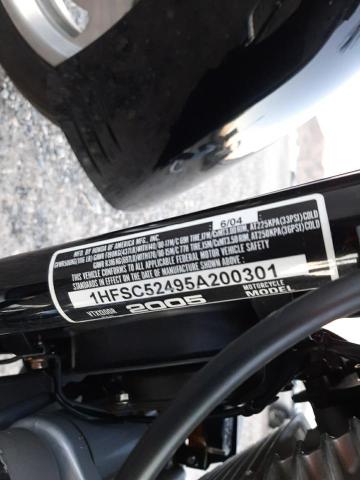 2005 HONDA VTX1300 R 1HFSC52495A200301