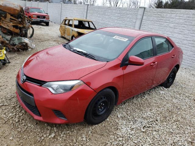 Salvage cars for sale from Copart Franklin, WI: 2016 Toyota Corolla L