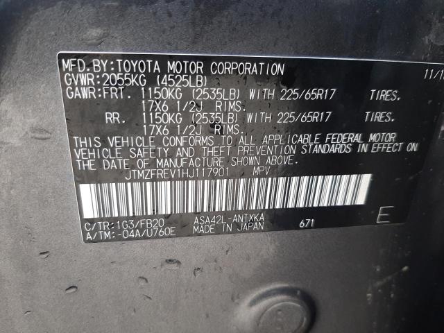 2017 TOYOTA RAV4 LE - JTMZFREV1HJ117901