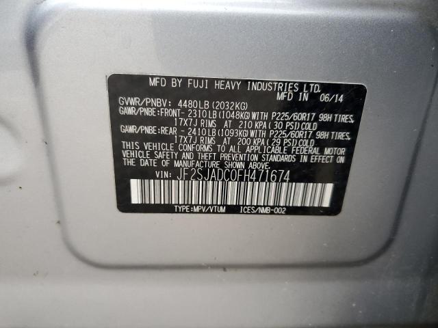 JF2SJADC0FH471674 Subaru Forester 2.5i Premium