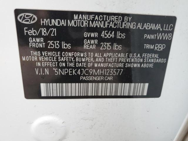 5NPEK4JC9MH123577 Hyundai Sonata N Line