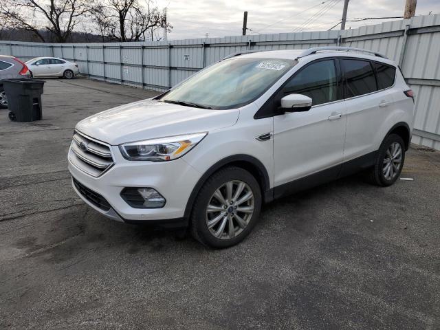Salvage cars for sale from Copart West Mifflin, PA: 2018 Ford Escape Titanium