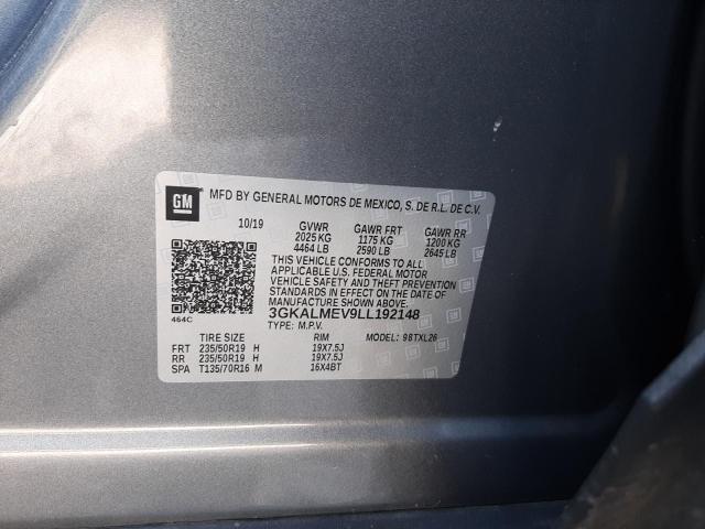 3GKALMEV9LL192148 GMC Terrain Sle