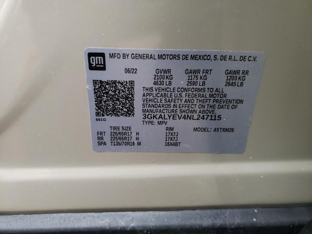 2022 GMC TERRAIN AT 3GKALYEV4NL247115