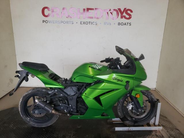 Salvage cars for sale from Copart China Grove, NC: 2012 Kawasaki EX250 J
