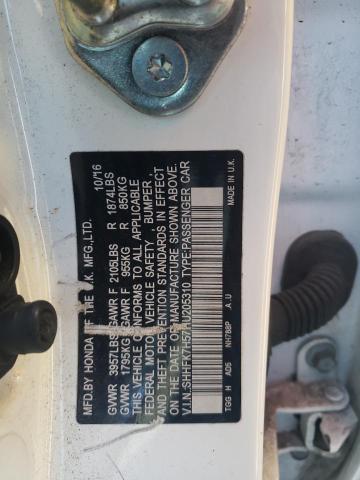 SHHFK7H57HU205310 Honda CIVIC EX