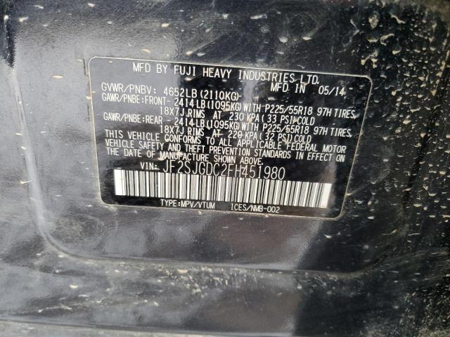 JF2SJGDC2FH451980 Subaru Forester 2.0xt Premium