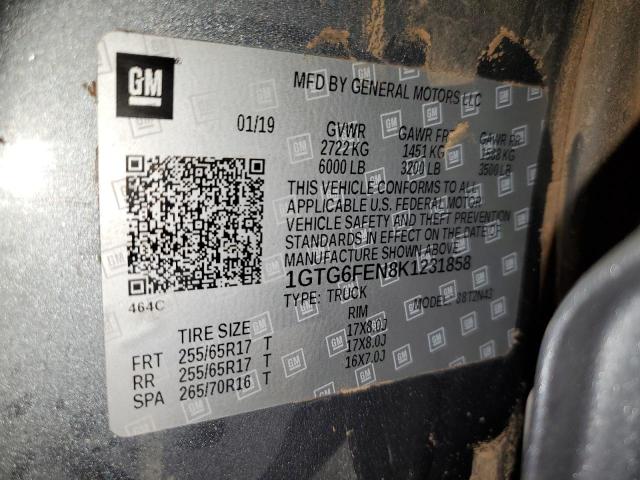 1GTG6FEN8K1231858 GMC Canyon All Terrain