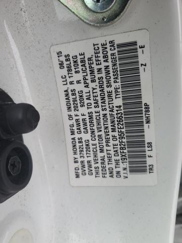 2015 HONDA CIVIC EXL - 19XFB2F95FE266314