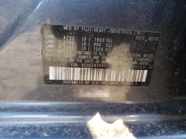 4S3GTAT64H3717801 Subaru Impreza