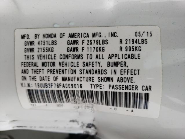 2015 ACURA TLX ADVANC 19UUB3F76FA009016