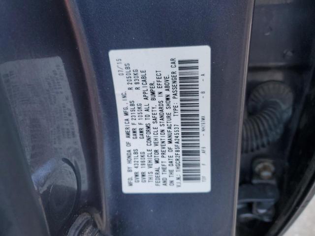 2015 HONDA ACCORD EXL 1HGCR2F85FA245537