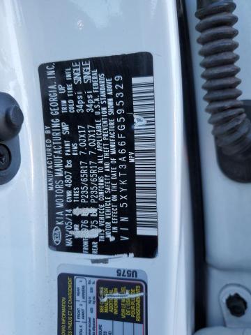 5XYKT3A66FG595329 KIA SORENTO LX