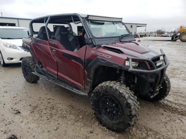 Salvage cars for sale from Copart Kansas City, KS: 2021 Polaris General 4 1000 Deluxe