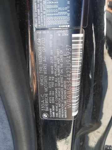 WBABS53442JU94937 BMW 330 CI