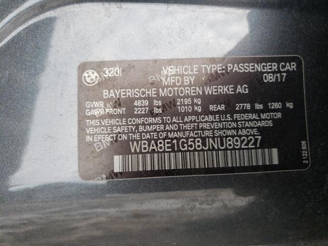 WBA8E1G58JNU89227 BMW 320 I