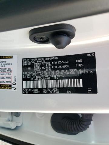 2022 LEXUS RX 350 L L JTJJZKEA2N2026888