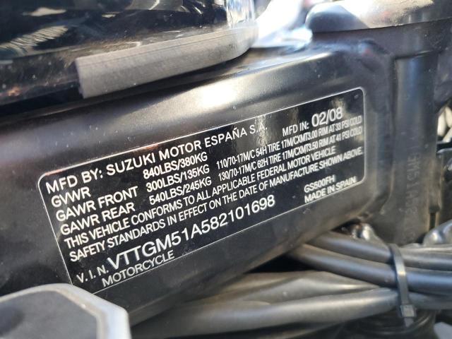 2008 SUZUKI GS500 VTTGM51A582101698