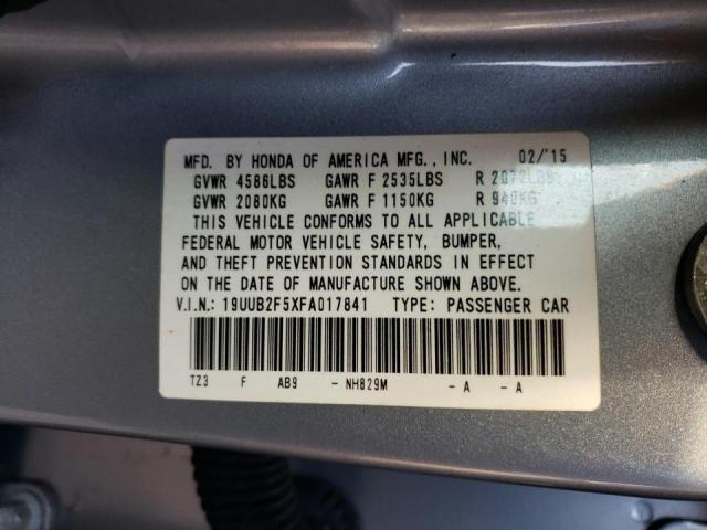 19UUB2F5XFA017841 Acura TLX TECH